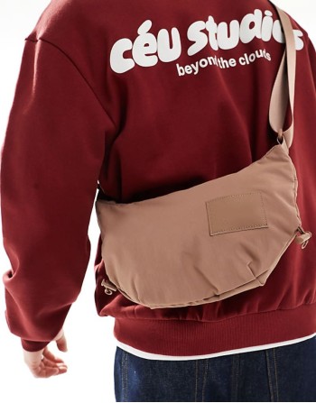 Never Stop cross body bag in brown