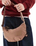 Never Stop cross body bag in brown