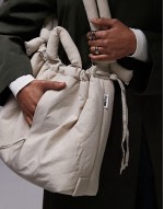 Ona soft nylon multiwear crossbody bag in off white