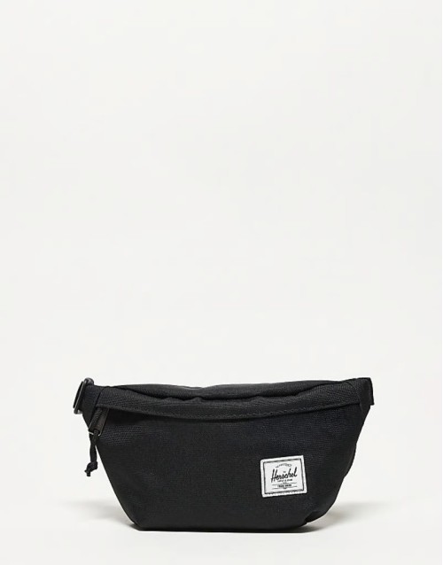 classic hip pack crossbody bag in black