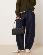 Calvin Klein 90s monogram shoulder bag in black