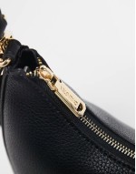 Valentino alexia saddle shoulder bag in black