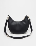 Valentino alexia saddle shoulder bag in black