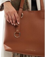 grain tote shopper bag in tan