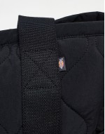 thorsby quilted tote bag in black