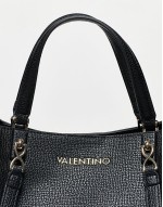 Valentino stereo re shopper tote bag in black