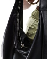 slouchy city bag  in black